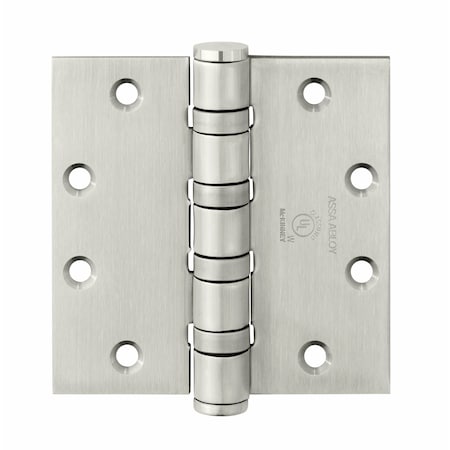 MCKINNEY Oil Bearing Butt Hinge, 5" x 4-1/2", US32D, Heavy T4A3386 5X4-1/2 32D